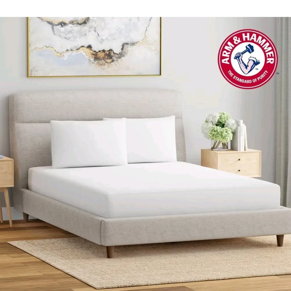Arm & Hammer Twin / Twin Xl Soft Terry Mattress Protector